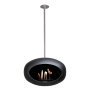 Sky haard bio ethanol 140 cm black steel pole