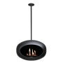 Sky haard bio ethanol 120 cm black black pole