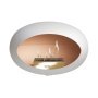 Wall haard bio ethanol rose gold brander white