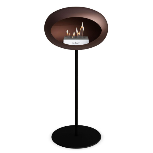 Ground Steel haard bio ethanol high mocca black pole