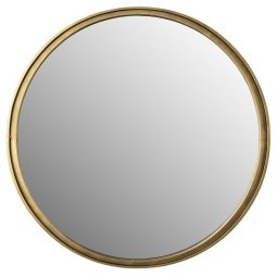 Idalie spiegel rond 60 Antique Brass