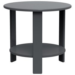 Lollygagger bijzettafel rond chargoal grey