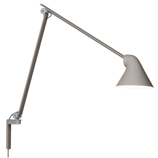 NJP long arm wandlamp LED grijs