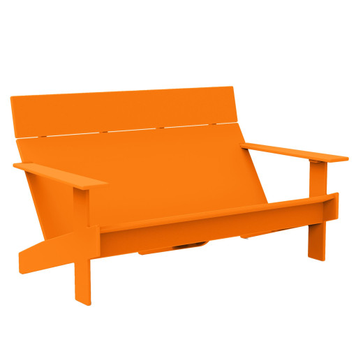 Lollygagger sofa 2-zits tuinbank sunset orange