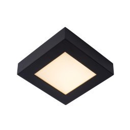 Brice 17 plafondlamp LED badkamer IP44 vierkant zwart