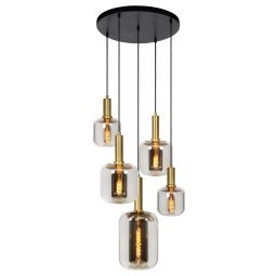 Joanet 5 cluster hanglamp Ø66 fumé