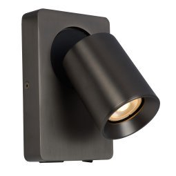 Nigel 1 wandlamp LED zwart staal