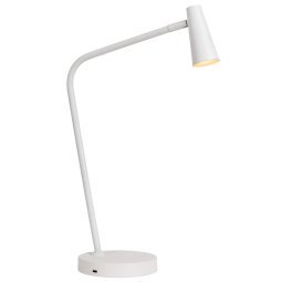 Stirling bureaulamp LED oplaadbaar wit