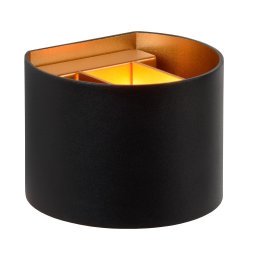 Xio wandlamp rond zwart