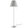 Costanza vloerlamp telescopisch met dimmer aluminium/Mistic White