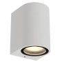 Zaro 1 wandlamp buiten IP44 rond wit