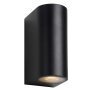 Zora 2 wandlamp LED buiten IP44 rond zwart