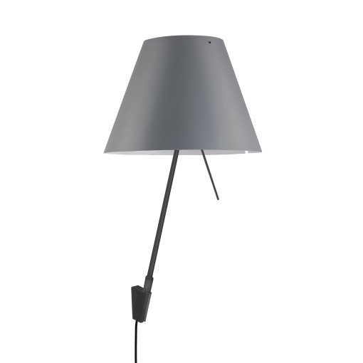 Costanzina wandlamp zwart/Concrete Grey