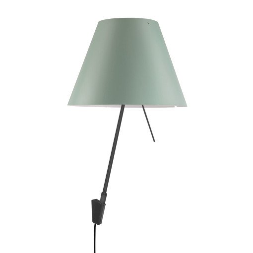 Costanzina wandlamp zwart/Comfort Green