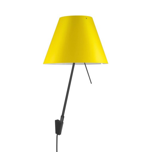 Costanzina wandlamp zwart/Smart Yellow