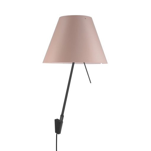 Costanzina wandlamp zwart/Soft Skin