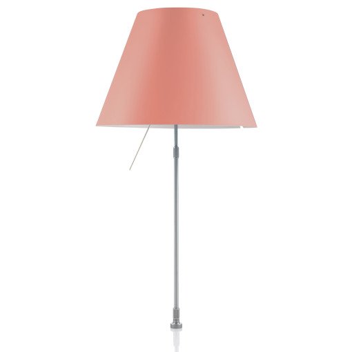 Costanza tafellamp telescopisch met dimmer en schroef aluminium/Edgy Pink