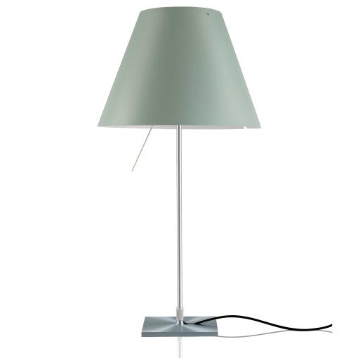 Costanzina tafellamp aluminium/Comfort Green