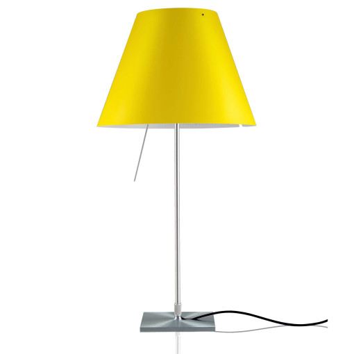 Costanzina tafellamp aluminium/Smart Yellow