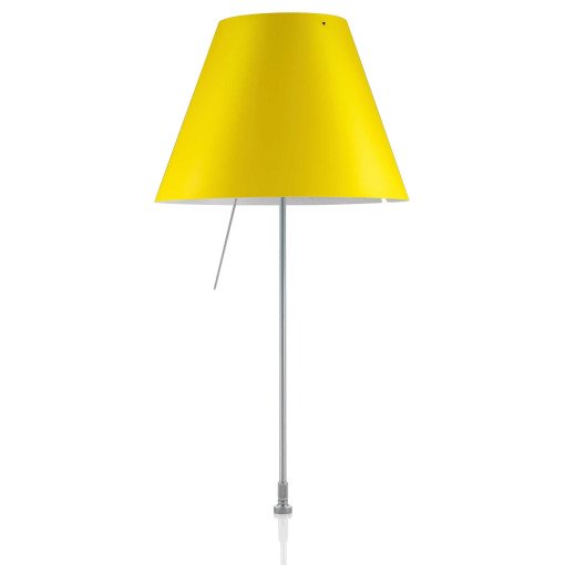 Costanzina tafellamp met schroefbevestiging aluminium/Smart Yellow