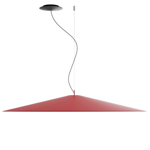 Koinè hanglamp LED Ø110 mat rood