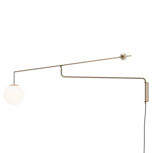 Malamata wandlamp messing