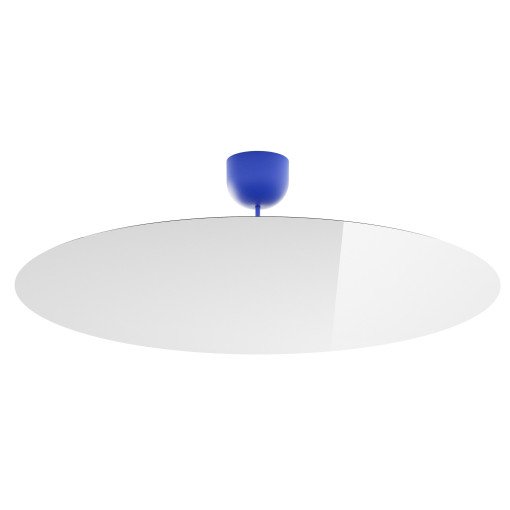 Millimetro plafondlamp LED Ø85 H23 blauw