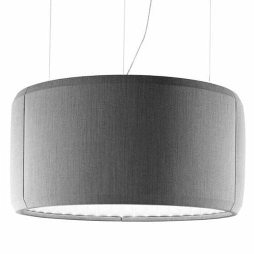 Silenzio 90 akoestische hanglamp LED 2700K lichtgrijs