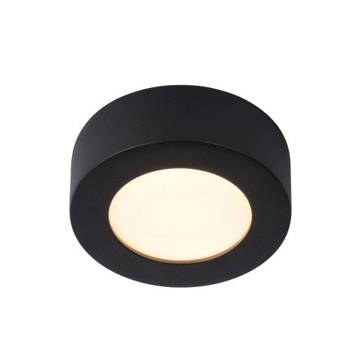 Brice Ø12 plafondlamp LED badkamer IP44 zwart