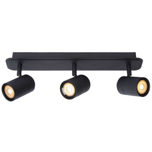 Lennert 3 spot LED badkamer IP44 zwart