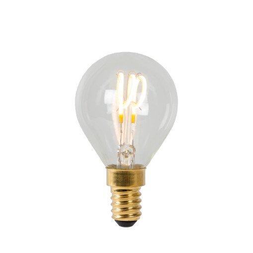 P45 LED Filament lichtbron E14 3W 2700K transparant dimbaar