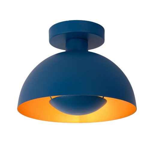 Siemon plafondlamp Ø25 blauw