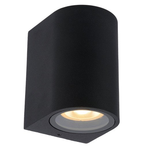 Zaro 1 wandlamp buiten IP44 rond zwart