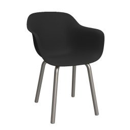 Substance Tube Armchair stoel zwart