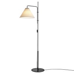 Funiculí­ Fabric vloerlamp zwart-zand