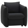 Mariposa Club fauteuil Credo 08 zwart