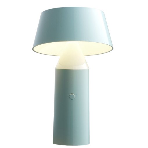 Bicoca tafellamp LED oplaadbaar lichtblauw