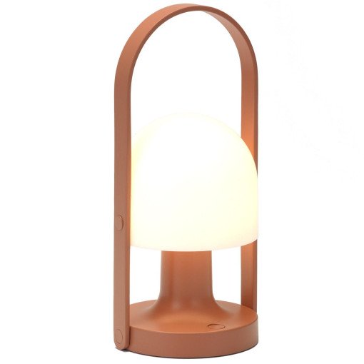 FollowMe tafellamp LED oplaadbaar terracotta