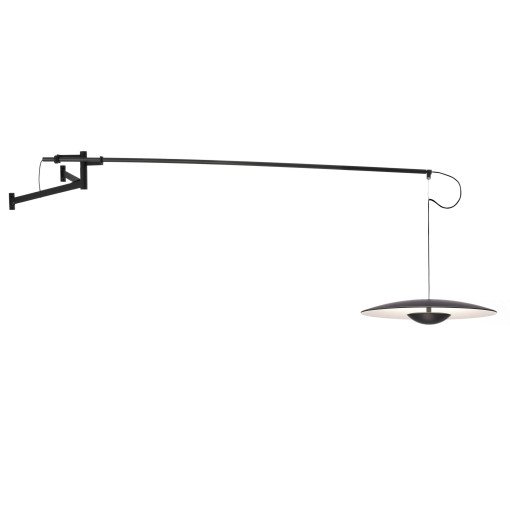 Ginger A XL 42 wandlamp LED wengé/wit