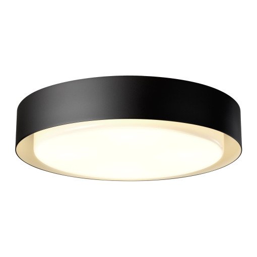 Plaff-On! plafondlamp Ø50 retrofit IP54 zwart