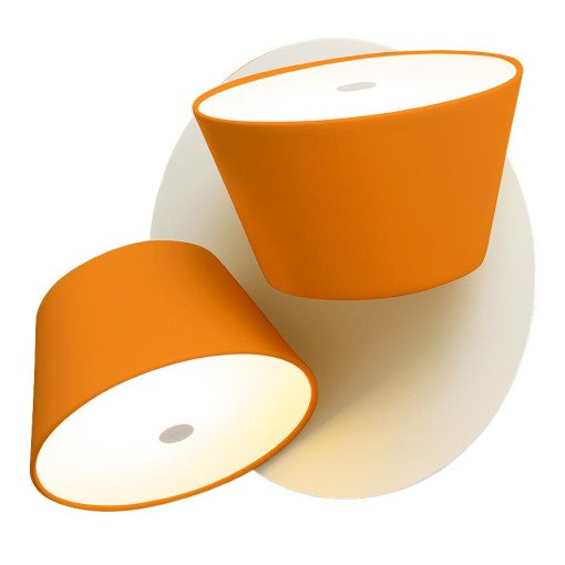 Tam Tam A2 wandlamp halfmat oranje