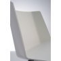 Aïku Sled stoel zonder armleuning, gelakt, gloss white - light grey