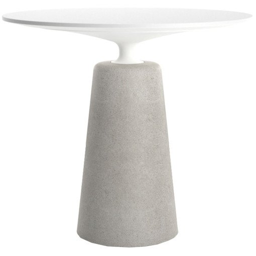 Rock table tafel wit 80