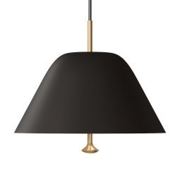 Levitate hanglamp Ø28 zwart/messing