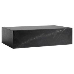 Plinth Low salontafel 60x100 Marquina marmer zwart