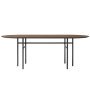 Snaregade Oval tafel 210x95 donker eiken