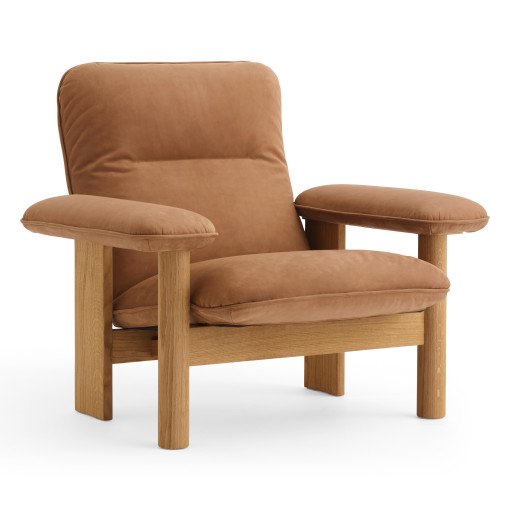 Brasilia fauteuil naturel eiken Dunes Camel 21004