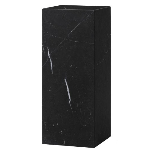 Plinth Pedestal bijzettafel zwart Marquina marmer