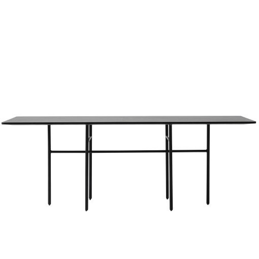 Snaregade Rectangular tafel 200x90 zwart eiken
