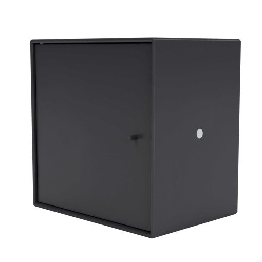 Mini wandkast met deur Anthracite